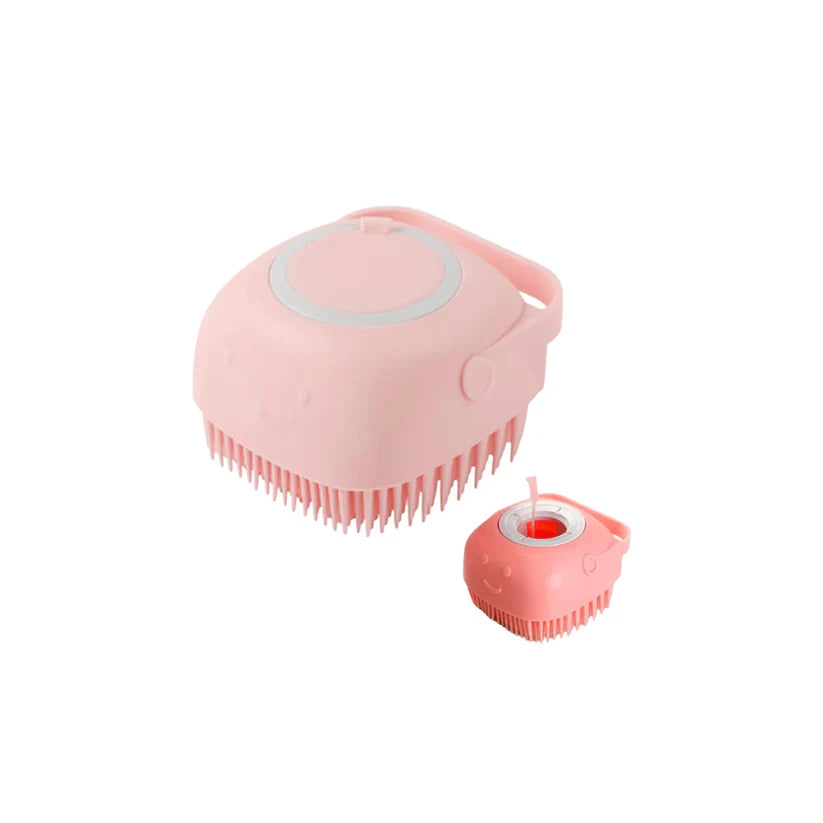 Gant de douche distributeur de gel